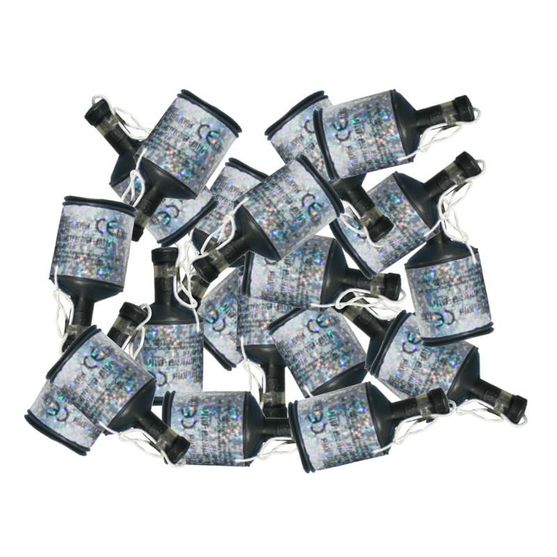 PartyPoppers Silver 20 pack