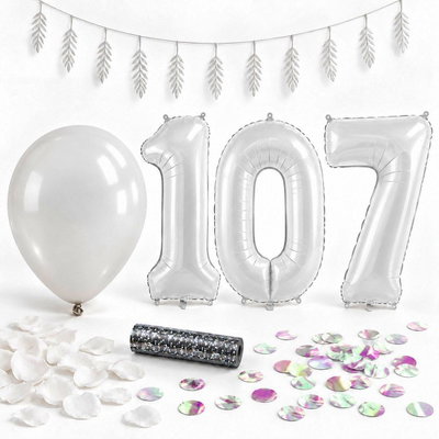 107-års festpaket, Vitt, Stor – paketets samlade innehåll
