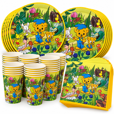 Bamse Natur – dukningspaket för 24 gäster – paketets produkter