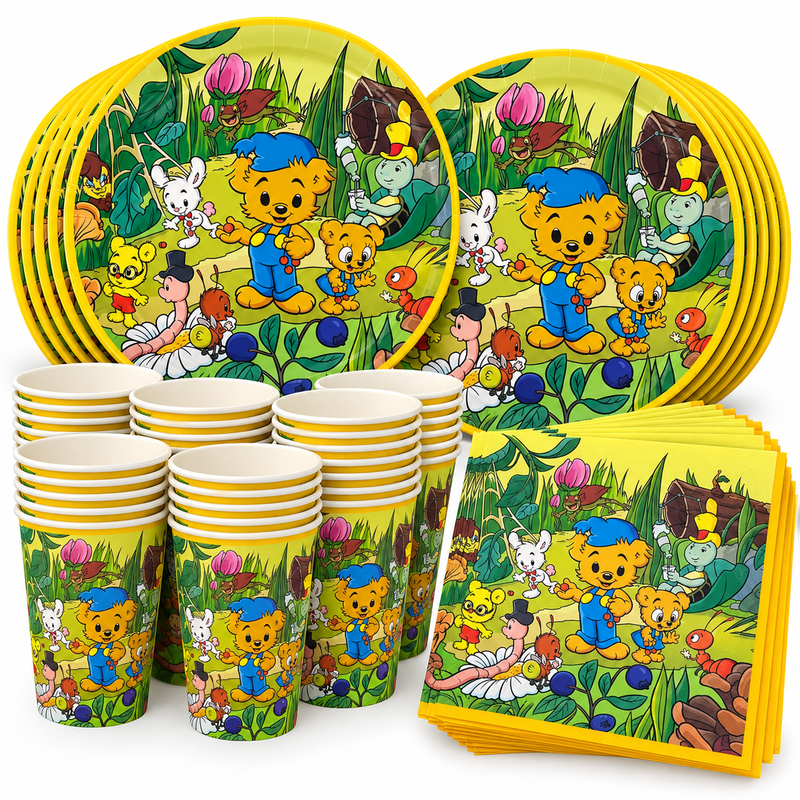 Bamse Natur – dukningspaket för 24 gäster – paketets produkter