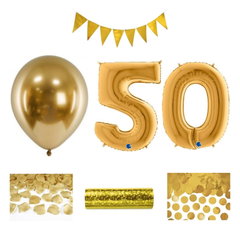 50-årsfest – festpaket i guld