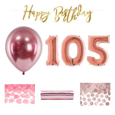 105-års festpaket, Roséguld, Stor – sammansatt produktbild