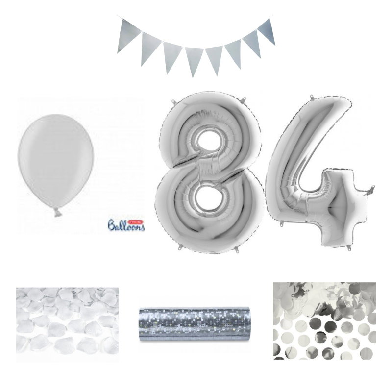 84-års festpaket, Silver, Stor – sammansatt produktbild