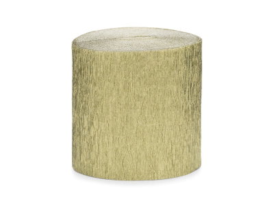 Streamers - Crepe - Guld