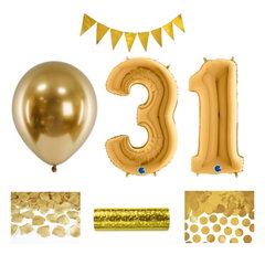 31-årsfest – festpaket i guld