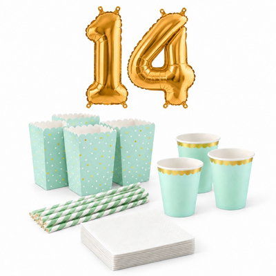 14-årskalas, Filmkväll, serveringspaket, 6 gäster – paketets produkter