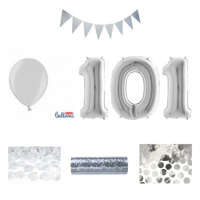 101-års festpaket, Silver, Stor – sammansatt produktbild