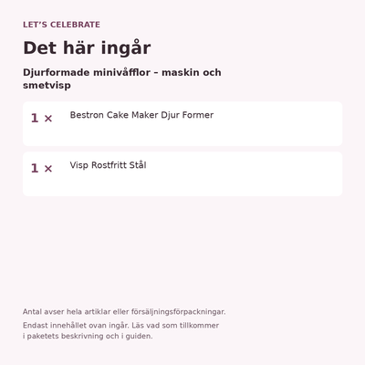 Innehåll och antal försäljningsförpackningar.