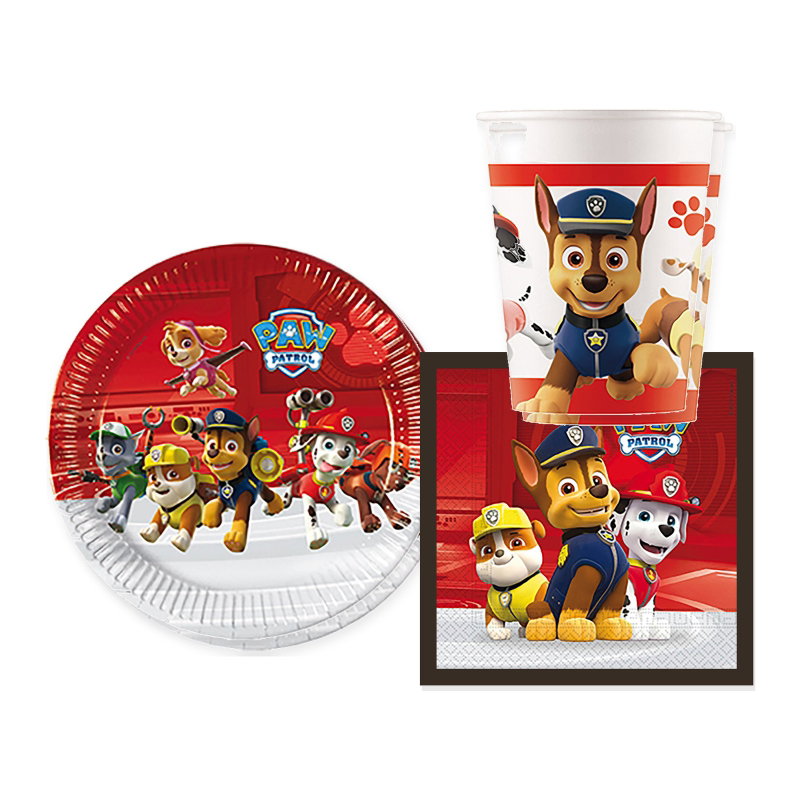 Paw Patrol – dukningspaket för 16 gäster