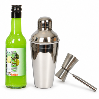 Margarita-startpaket – drinkmix, shaker och mått
