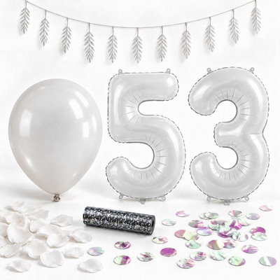 53-års festpaket, Vitt, Stor – paketets samlade innehåll