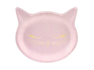 Papptallrikar - Cute cat