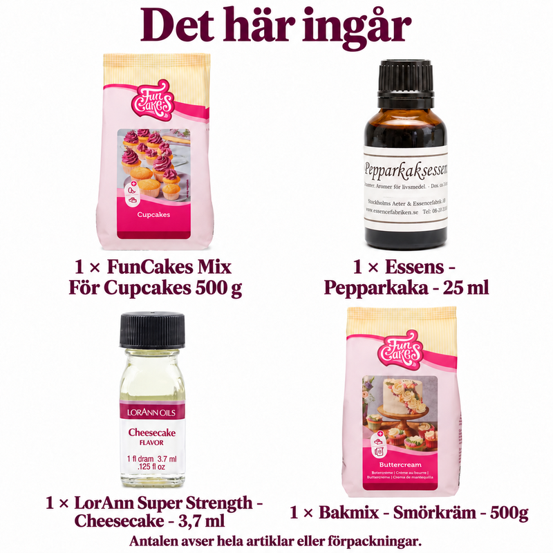 Det här ingår i Pepparkaksdessert i lager med cheesecakekräm
