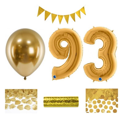 93-års festpaket, Guld, Stor – sammansatt produktbild