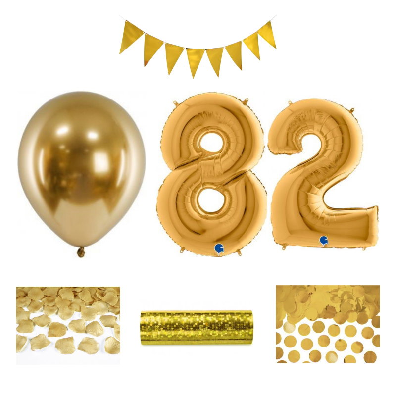 82-års festpaket, Guld, Stor – sammansatt produktbild
