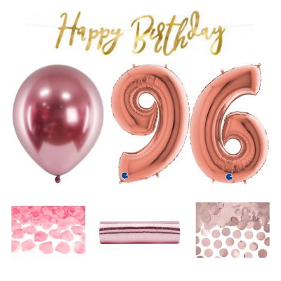 96-års festpaket, Roséguld, Stor – sammansatt produktbild