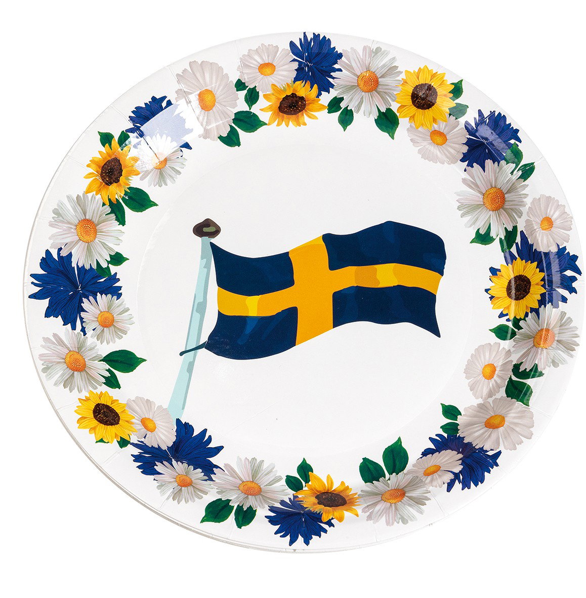 Papptallrikar - Midsommar