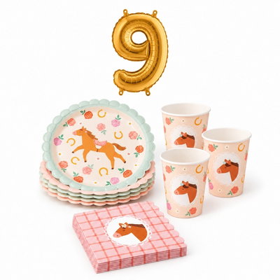 9-årskalas, Hästkalas, kalaspaket, 6 gäster – paketets produkter