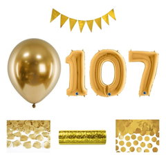 107-årsfest – festpaket i guld