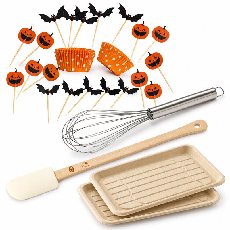 Tjugo Halloween-cupcakes – baka, markera och presentera