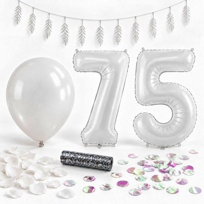 75-års festpaket, Vitt, Stor – paketets samlade innehåll