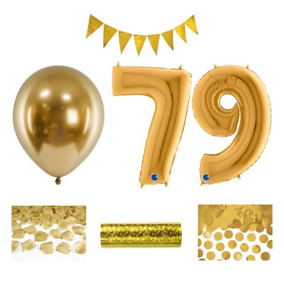 79-års festpaket, Guld, Stor – sammansatt produktbild