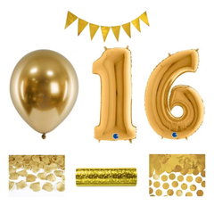 16-årsfest – festpaket i guld