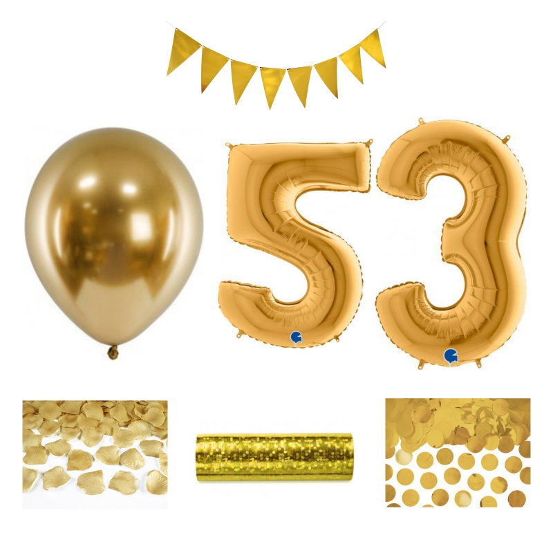 53-års festpaket, Guld, Stor – sammansatt produktbild