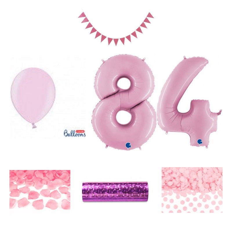 84-års festpaket, Rosa, Stor – sammansatt produktbild