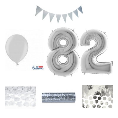 82-års festpaket, Silver, Stor – sammansatt produktbild
