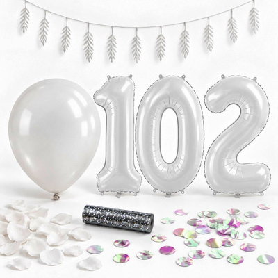 102-års festpaket, Vitt, Stor – paketets samlade innehåll