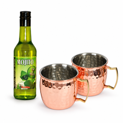 Drinkpresent för två – Mojito och metallmuggar