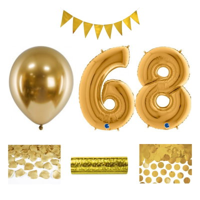 68-års festpaket, Guld, Stor – sammansatt produktbild