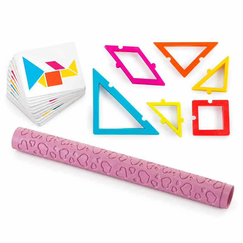 Produktöversikt: Mönstrad geometrisk patchwork till tårtan