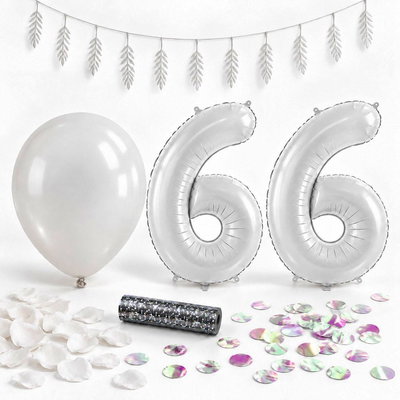 66-års festpaket, Vitt, Stor – paketets samlade innehåll