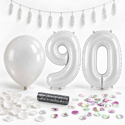 90-års festpaket, Vitt, Stor – paketets samlade innehåll