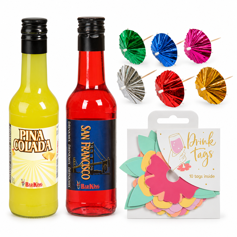 Tropisk smakduo – Piña Colada, San Fransisco och glasdekor