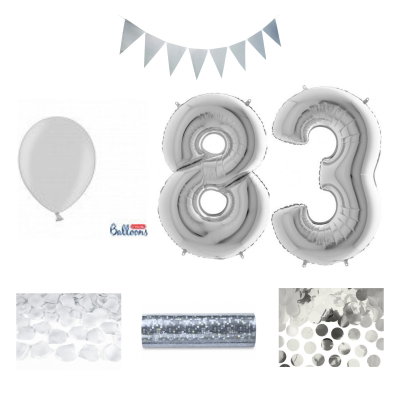 83-års festpaket, Silver, Stor – sammansatt produktbild