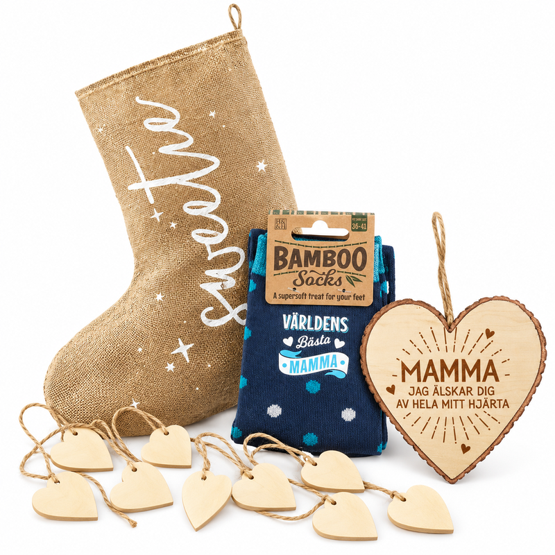 Mammas julstrumpa – varma fötter och ett hjärta att spara