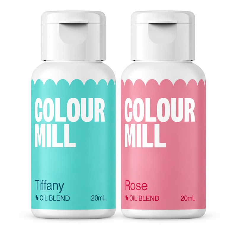 Tiffany & Rose, 2 flaskor Colour Mill Oil Blend à 20 ml