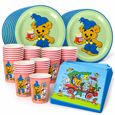 Bamse Kalas – dukningspaket för 24 gäster – paketets produkter
