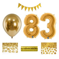 83-årsfest – festpaket i guld