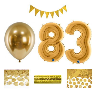 83-års festpaket, Guld, Stor – sammansatt produktbild