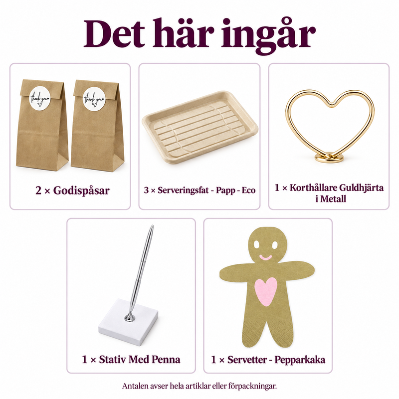Det här ingår: Adventskakbyte för tolv – välj sorter och ta med hem