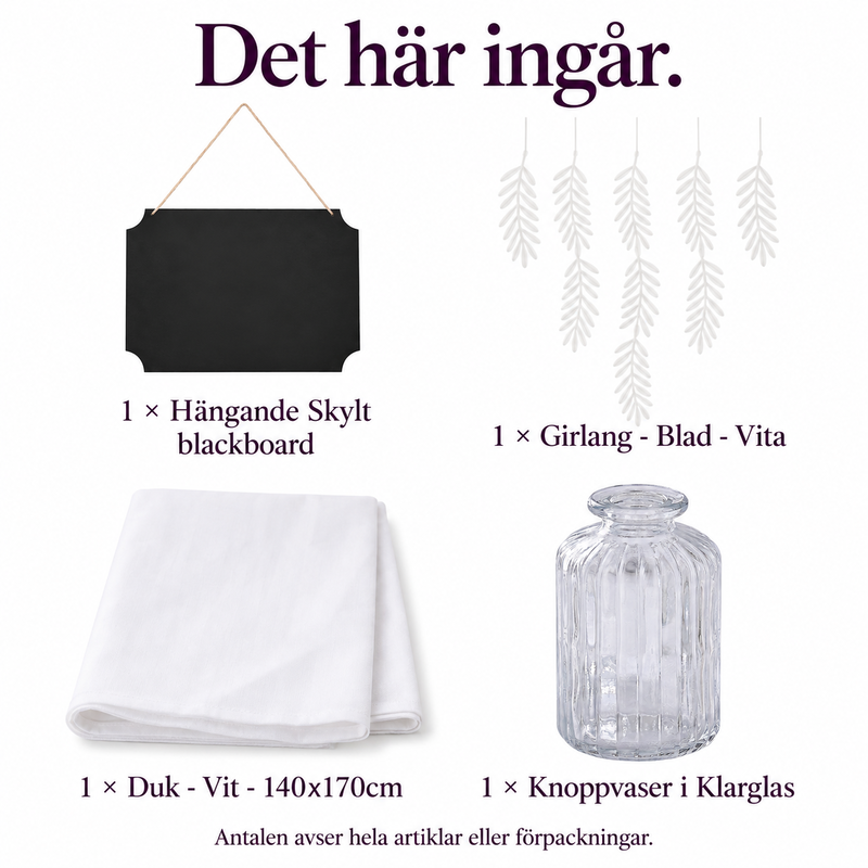 Välkommen till dopet – personligt entrébord