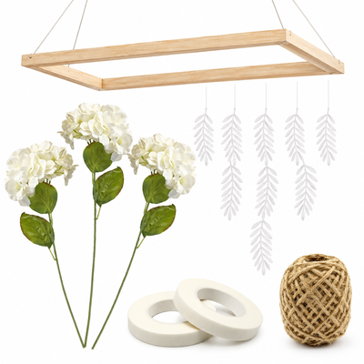 Namngivningens blommande cirkel – hängande ceremonimarkör