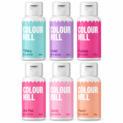 Fairytale, 6 flaskor Colour Mill Oil Blend à 20 ml