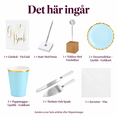 Det här ingår i Pensionsavtackningen – tolv tårtplatser och ett bord för minnen