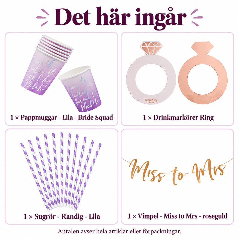Lila möhippebar – tio namngivna kalla drinkar