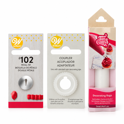 Produktöversikt: Smala volanger – precision med Wilton #102
